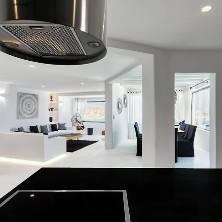Exquisite Mykonos Hephaestus I 5 Bedroom Infinity Pool Outdoor Jacuzzi Psarou *