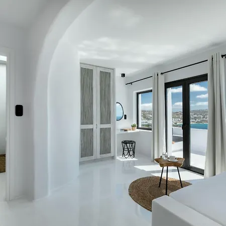 Exquisite Mykonos Hephaestus I 5 Bedroom Infinity Pool Outdoor Jacuzzi Psarou