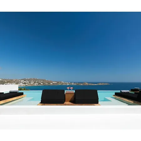 Exquisite Mykonos Hephaestus I 5 Bedroom Infinity Pool Outdoor Jacuzzi Psarou * Psarrou