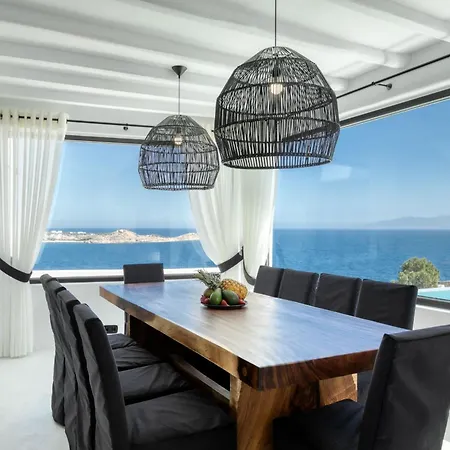 Villa Exquisite Mykonos Hephaestus I 5 Bedroom Infinity Pool Outdoor Jacuzzi Psarou *