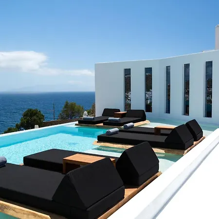 Exquisite Mykonos Hephaestus I 5 Bedroom Infinity Pool Outdoor Jacuzzi Psarou * Psarrou