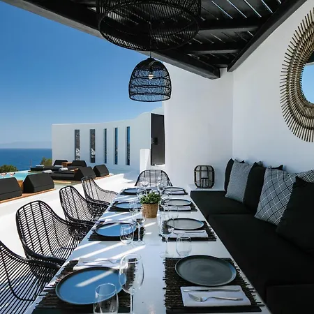 Exquisite Mykonos Hephaestus I 5 Bedroom Infinity Pool Outdoor Jacuzzi Psarou Villa