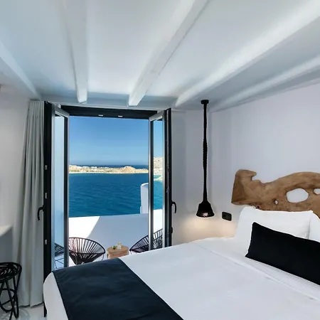 Exquisite Mykonos Hephaestus I 5 Bedroom Infinity Pool Outdoor Jacuzzi Psarou וילה